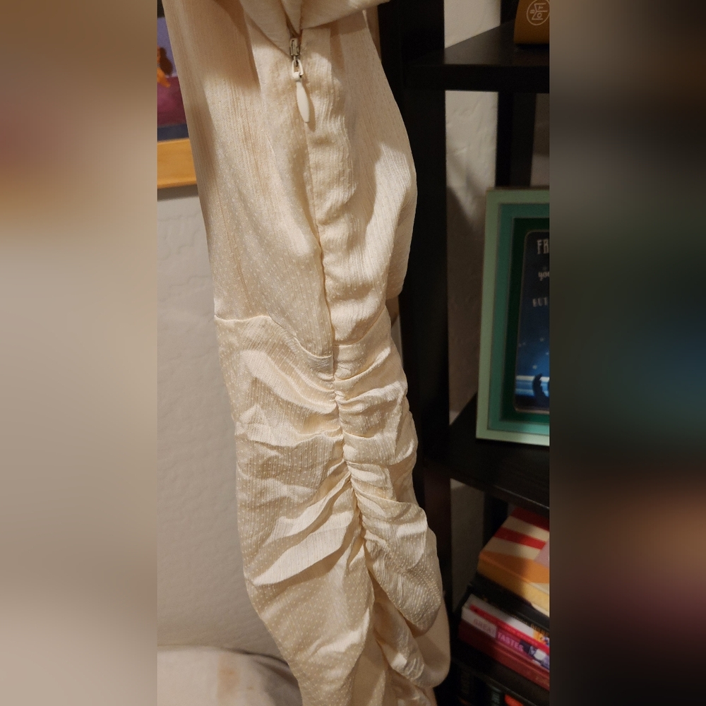 White Ruffle Dress - Picture 4 of 4